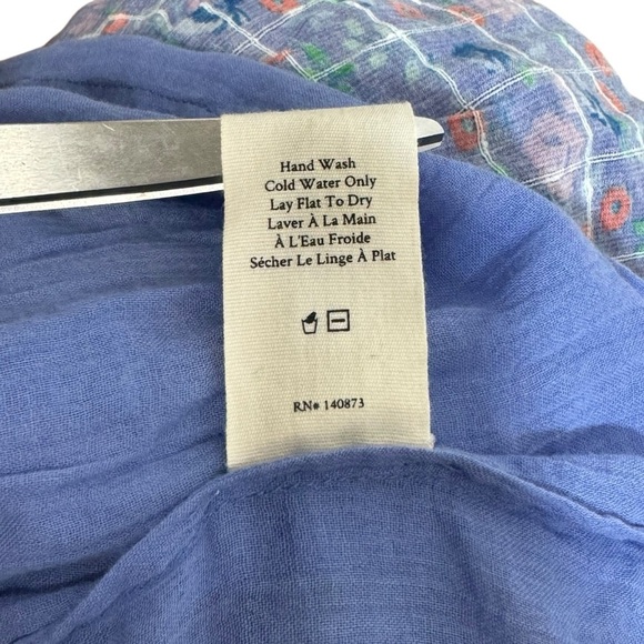 LoveShackFancy Bennet Mini Dress in Summer Blues SZ. S - Picture 15 of 16